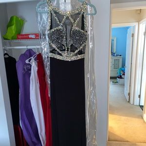 Size 4 Black Prom Dress